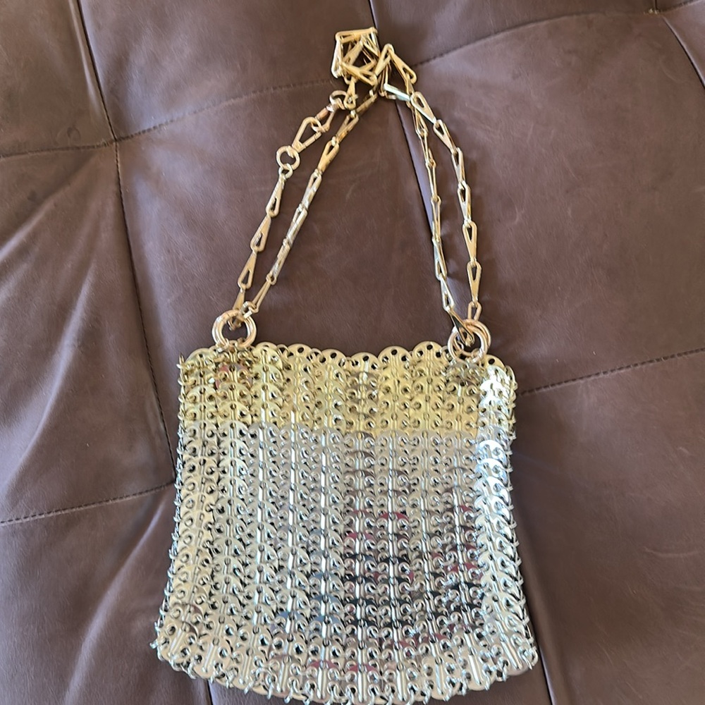 Gold and Silver Chainmail bag (Paco rabanne style)
